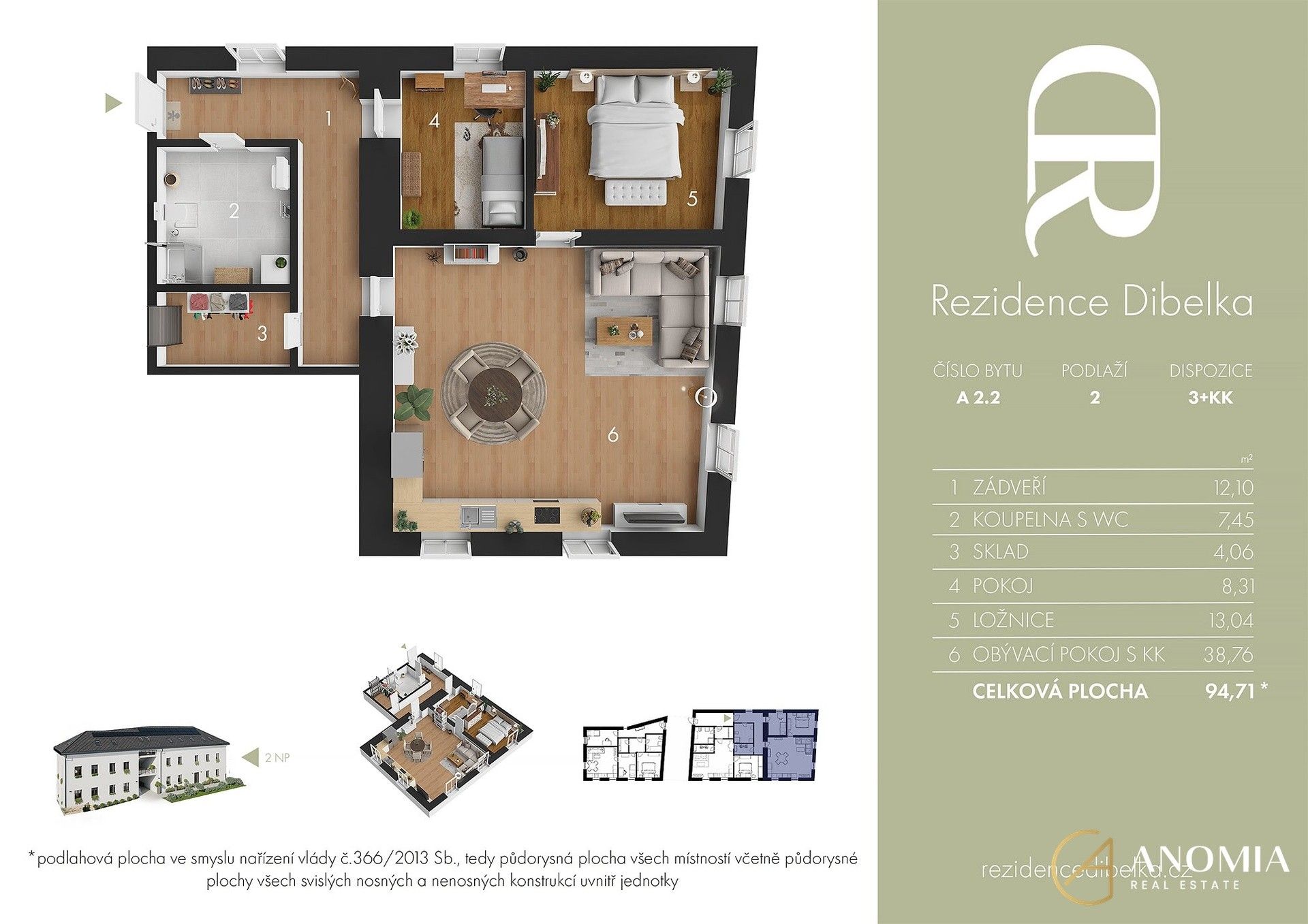 Byt 3+kk · 95 m² · Raisovo náměstí, Trhová Kamenice - 3