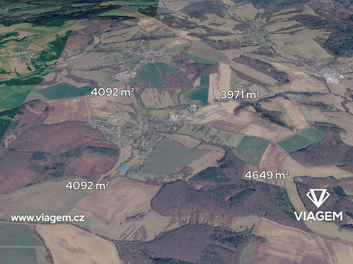 Zemědělské pozemky, Dobrkovice, okres Zlín, Zlínský kraj
