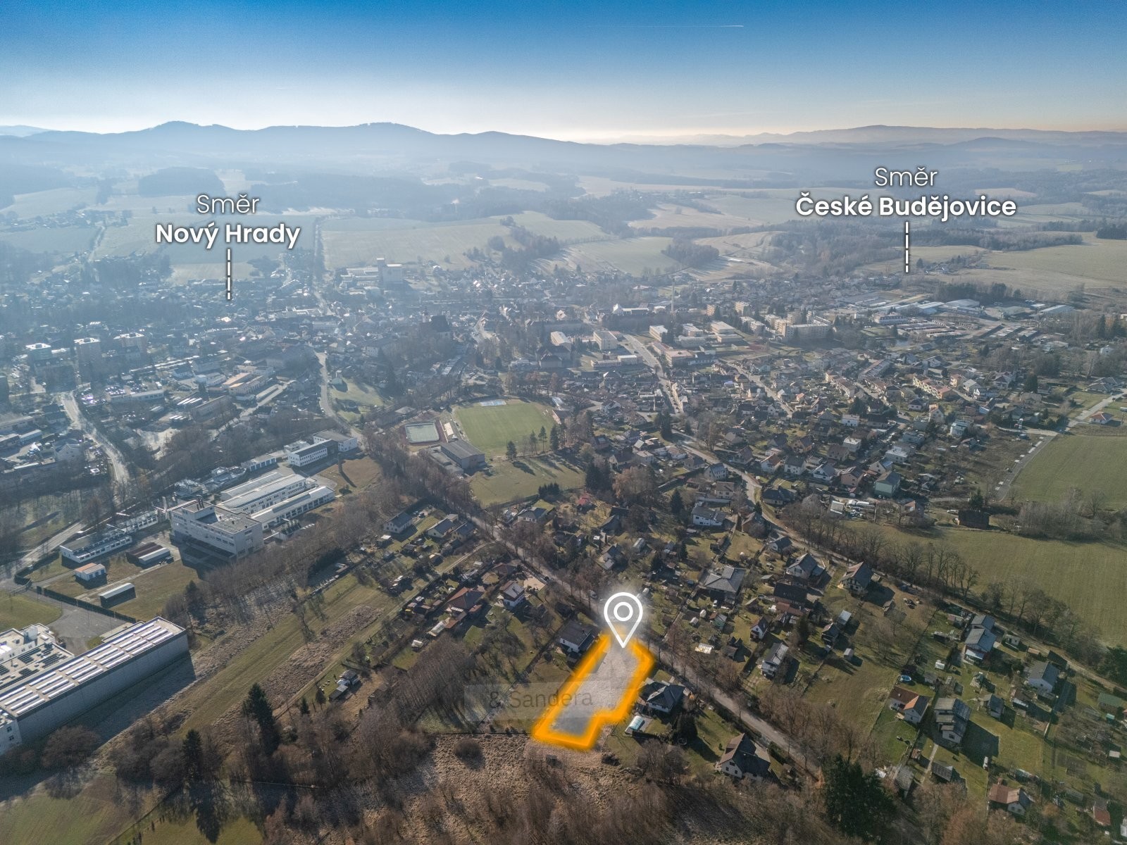 Prodej pozemek pro bydlení - Nové město 1, Trhové Sviny, 1 503 m² - 5