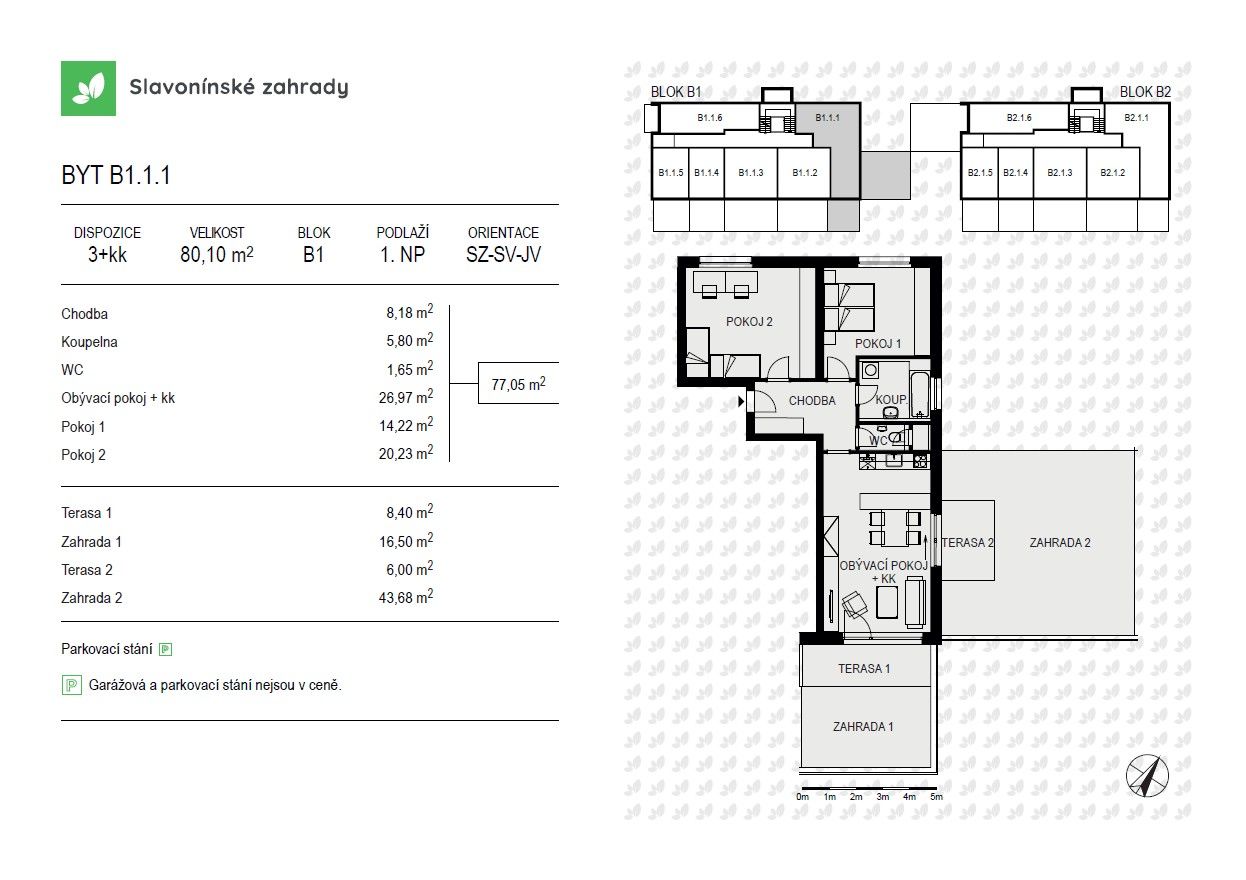 Prodej byt 3+kk - Loudova, Olomouc, 80 m²