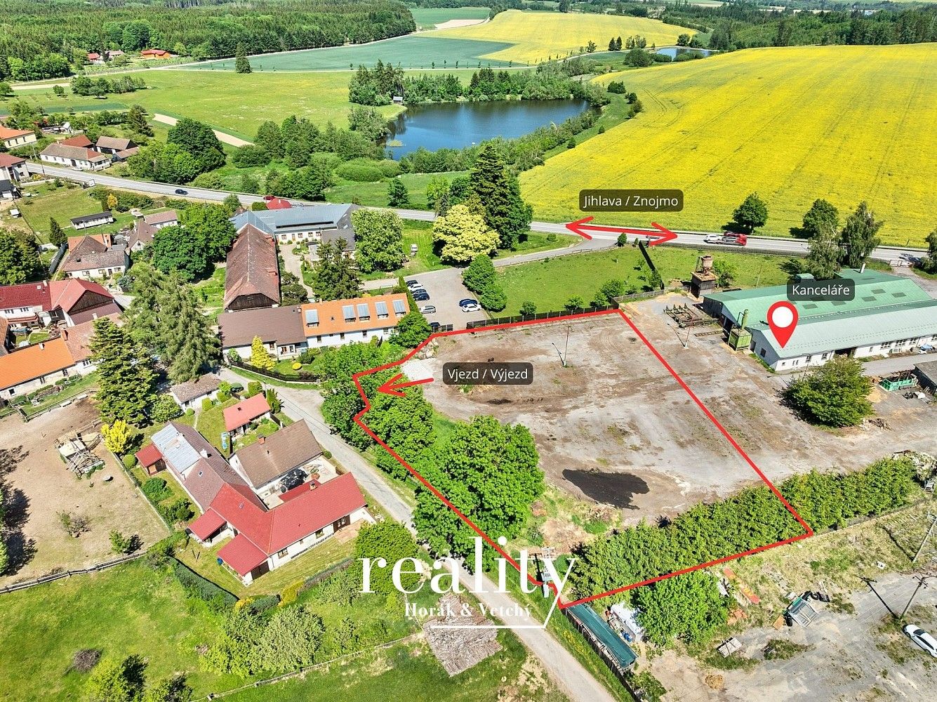 Ostatní, Hladov, okres Jihlava, Kraj Vysočina, 3 500 m² - 2