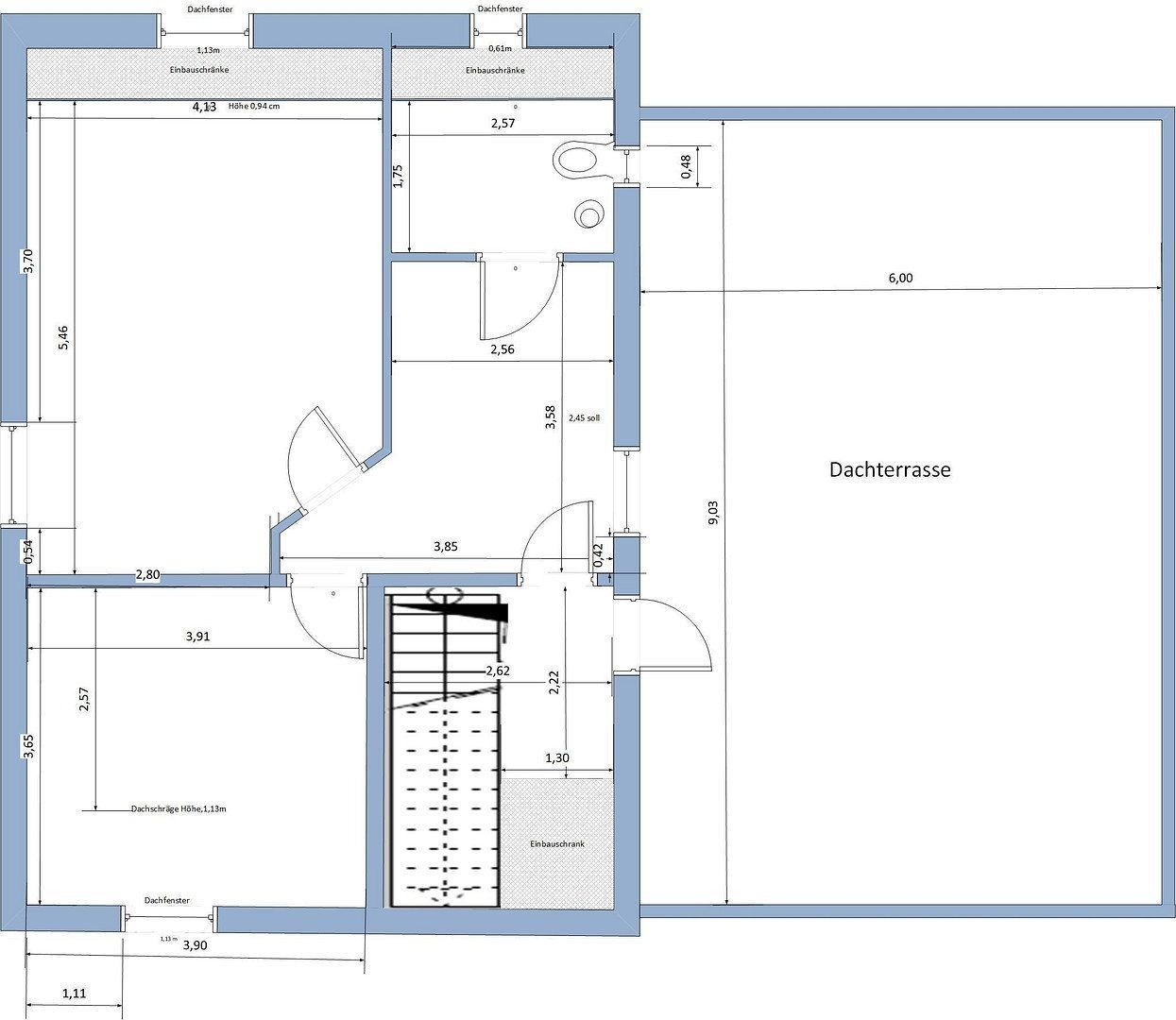 2+1, Viktor-Reuter-Straße 42b Herne Herne-Mitte Nordrhein-Westfalen 44623, 54 m² - 1