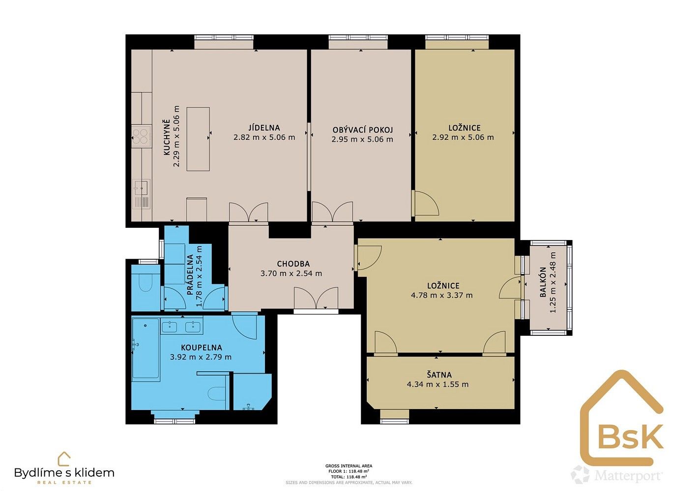 Byt 3+kk · 103 m² · Dunajevského, Praha 4 - Kunratice - 3
