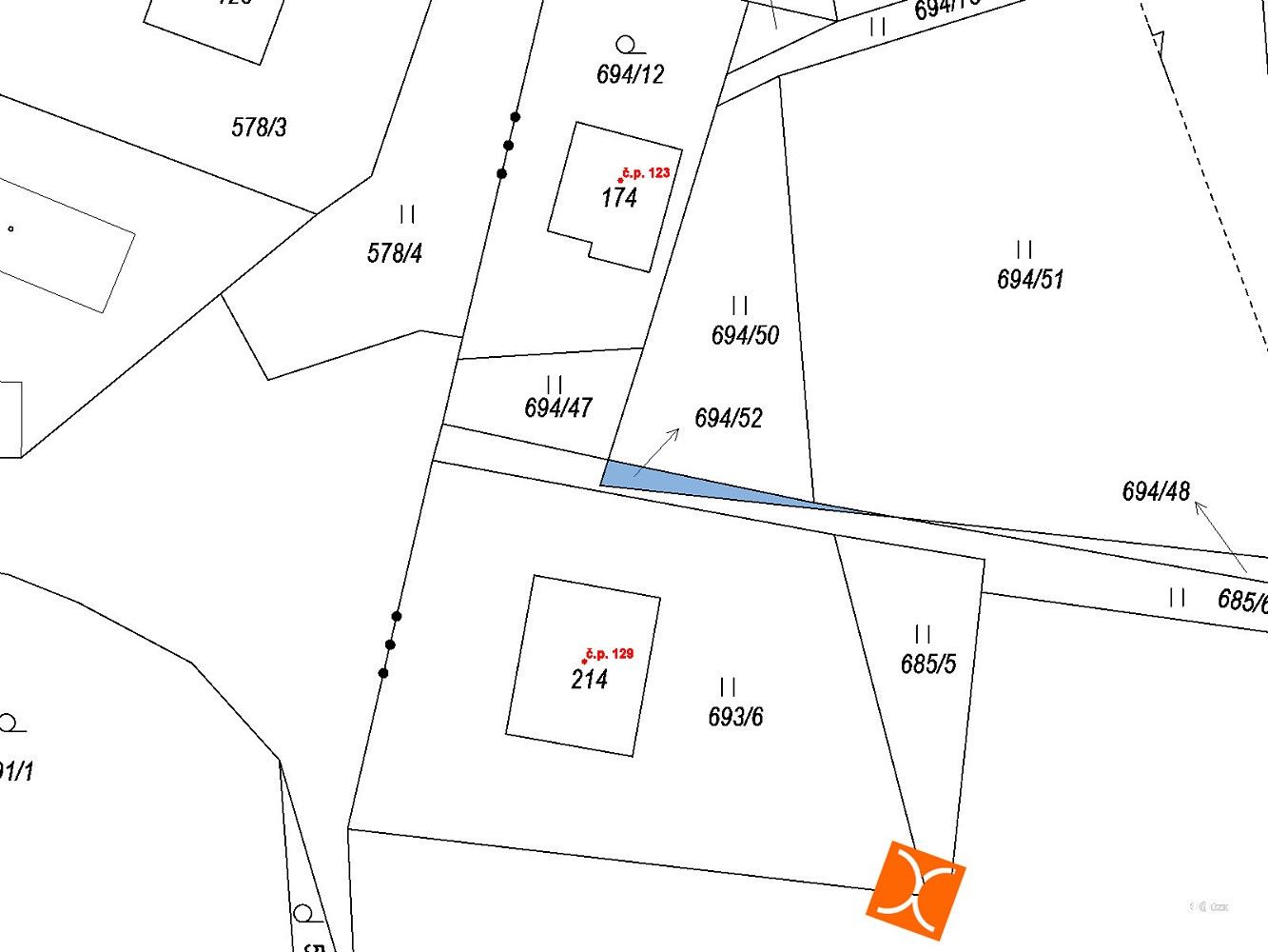 Pozemek · Dlouhá Lhota, okres Příbram, Středočeský kraj - 3