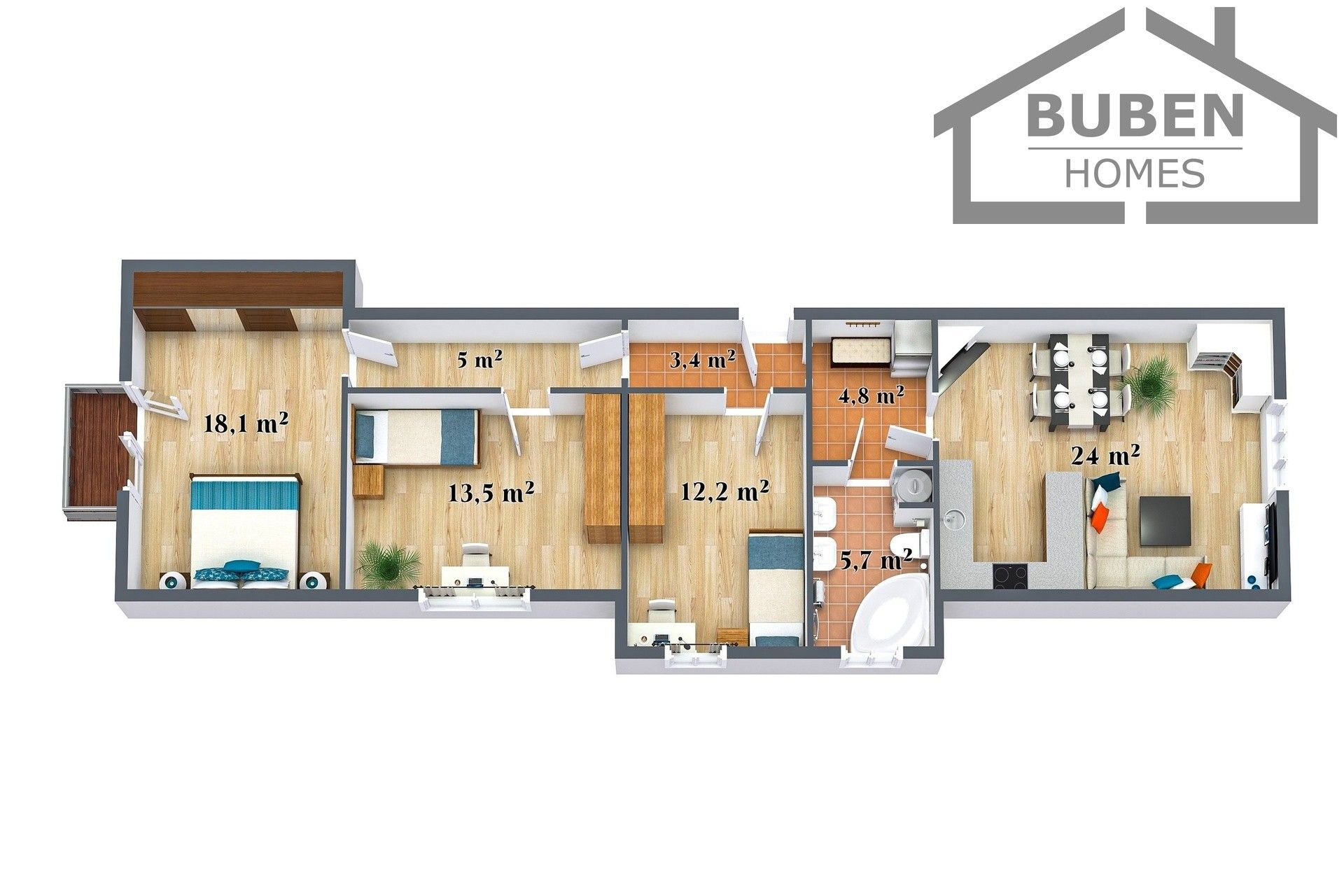 Prodej byt 4+kk - Husova, Mariánské Lázně, 91 m²