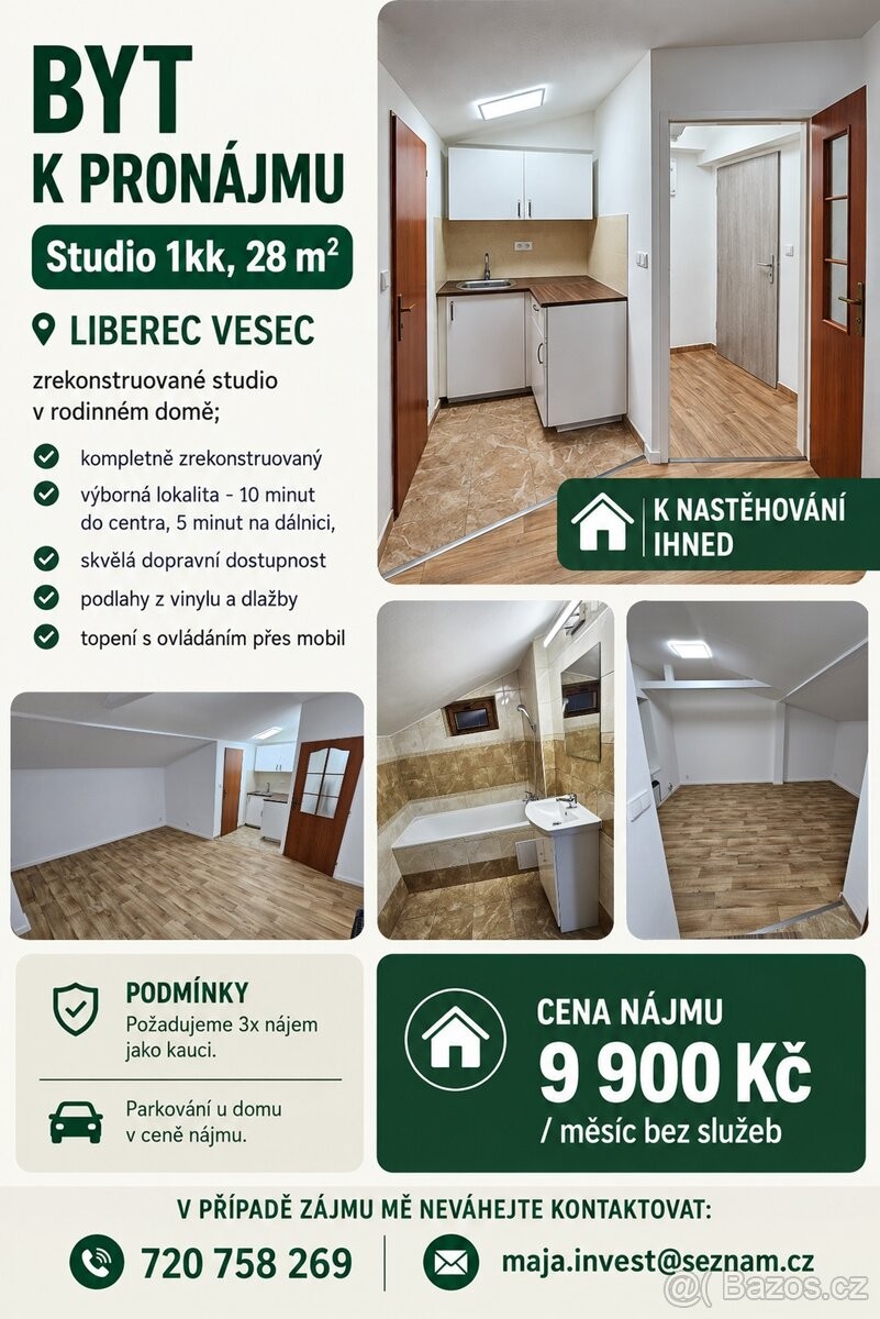 Pronájem kancelář - Liberec, 463 12
