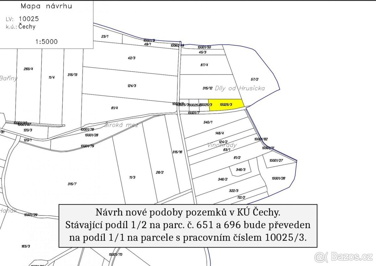 Stavební pozemek, Čechy – pohled 3