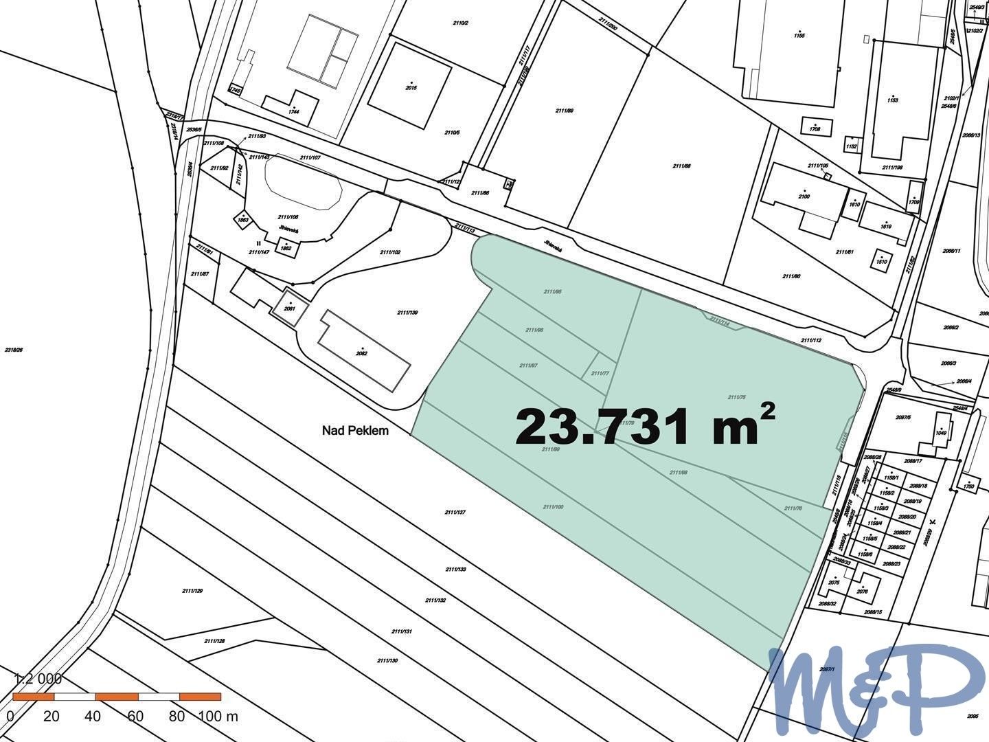 Komerční pozemky, Polná, 23 731 m² - 2