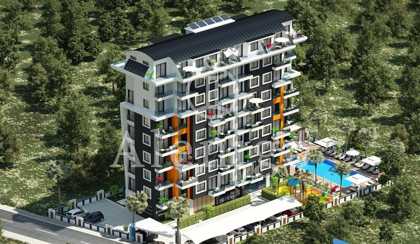 2+kk, Alanya, Turecko, 50 m² - 1