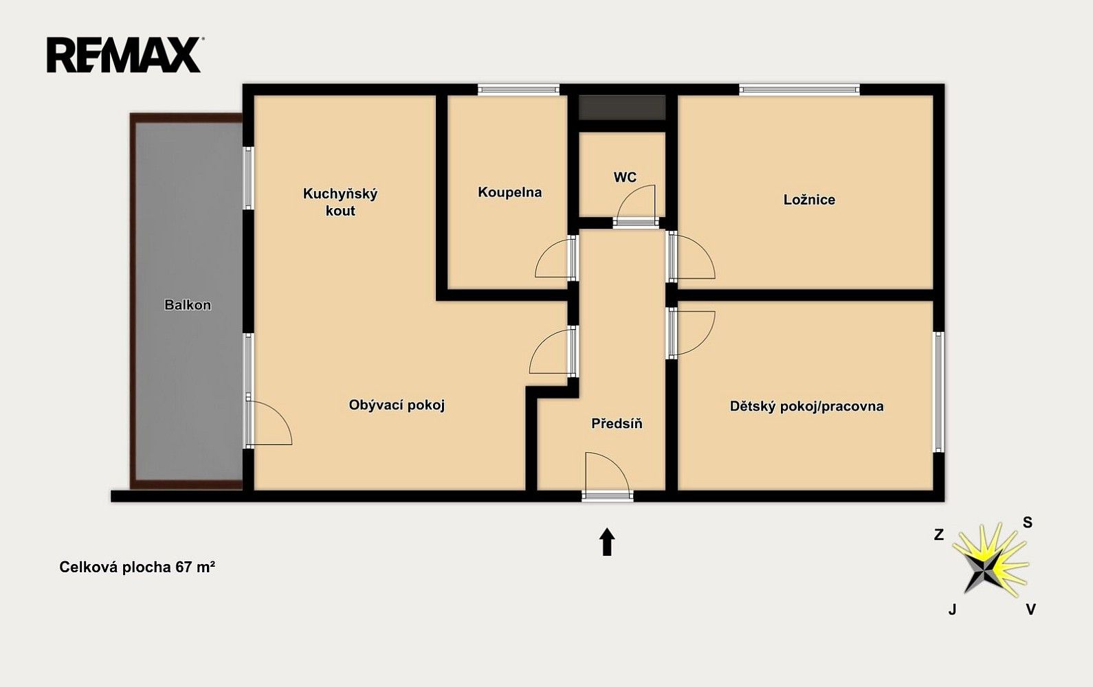 Prodej byt 3+kk - Pazourková, Kuřim, okres Brno-venkov, 67 m² - 5