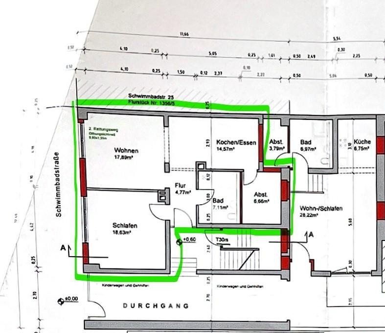 2+kk, Schwimmbadstr. 27, , Bádensko-Württembersko, 70 m² - 1