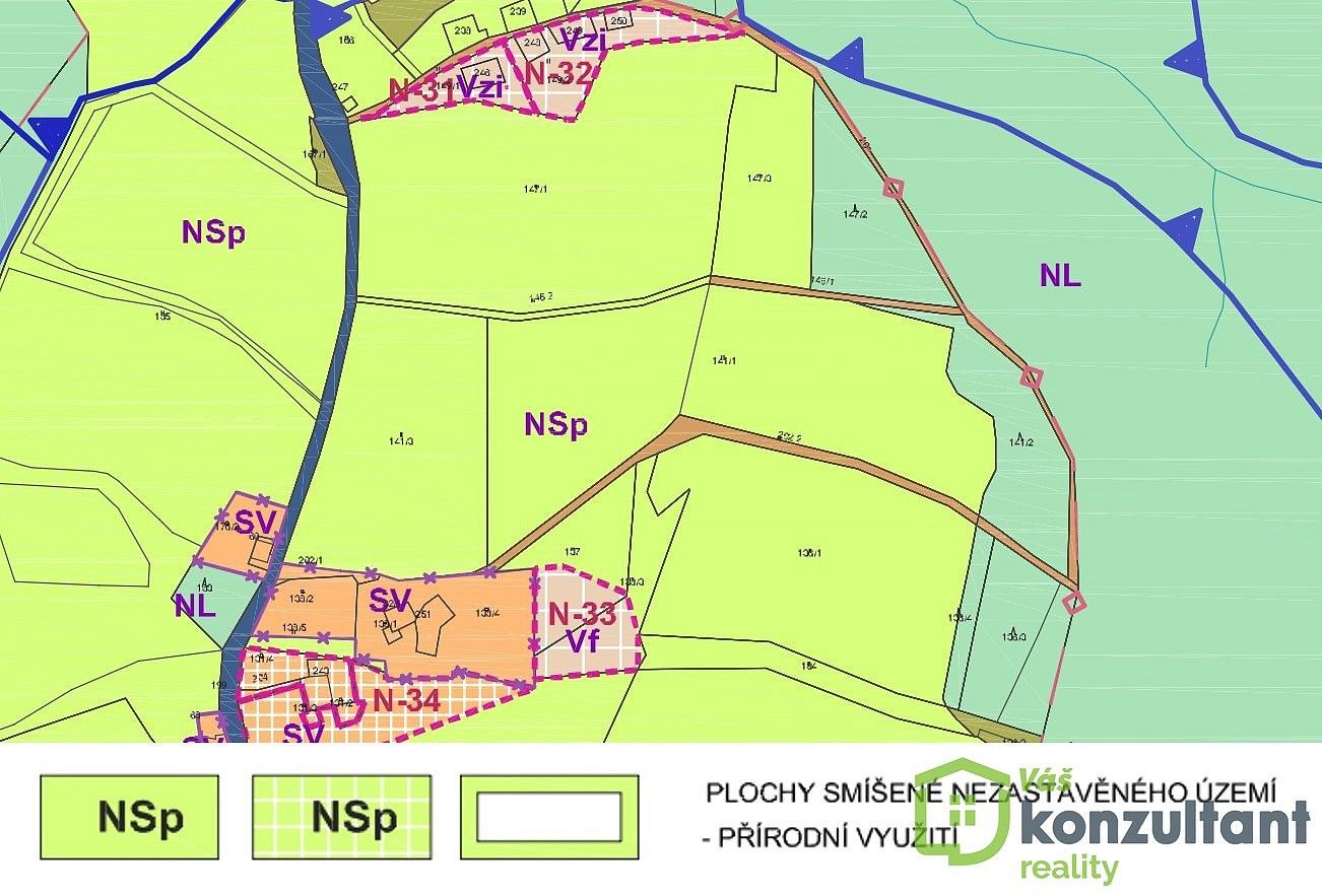 Prodej louka - Lesná - Stará Knížecí Huť, okres Tachov, Plzeňský kraj - 5