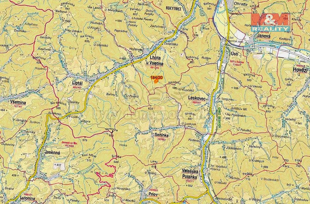 Prodej les - Lhota u Vsetína, okres Vsetín, Zlínský kraj - 5