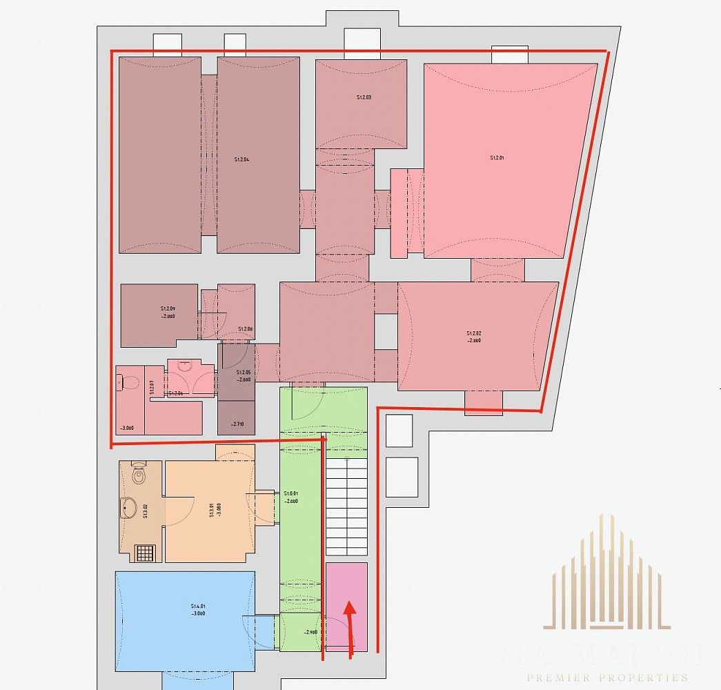 Pronájem obchodní prostory - Praha, okres Praha 1, Hlavní město Praha, 105 m² - 5