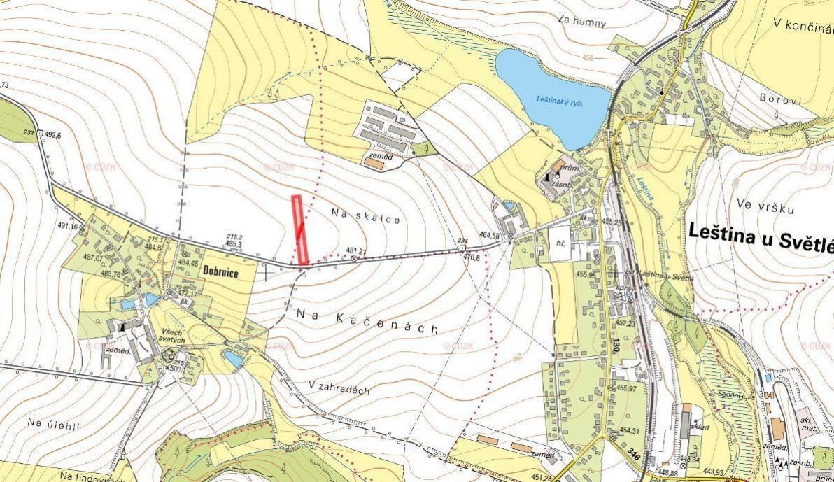 Prodej zemědělský pozemek - Leština u Světlé