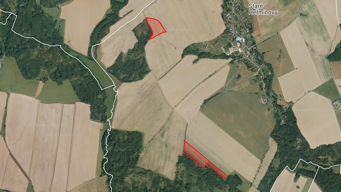 Zemědělské pozemky, Staré Heřminovy, okres Bruntál, Moravskoslezský kraj - 1