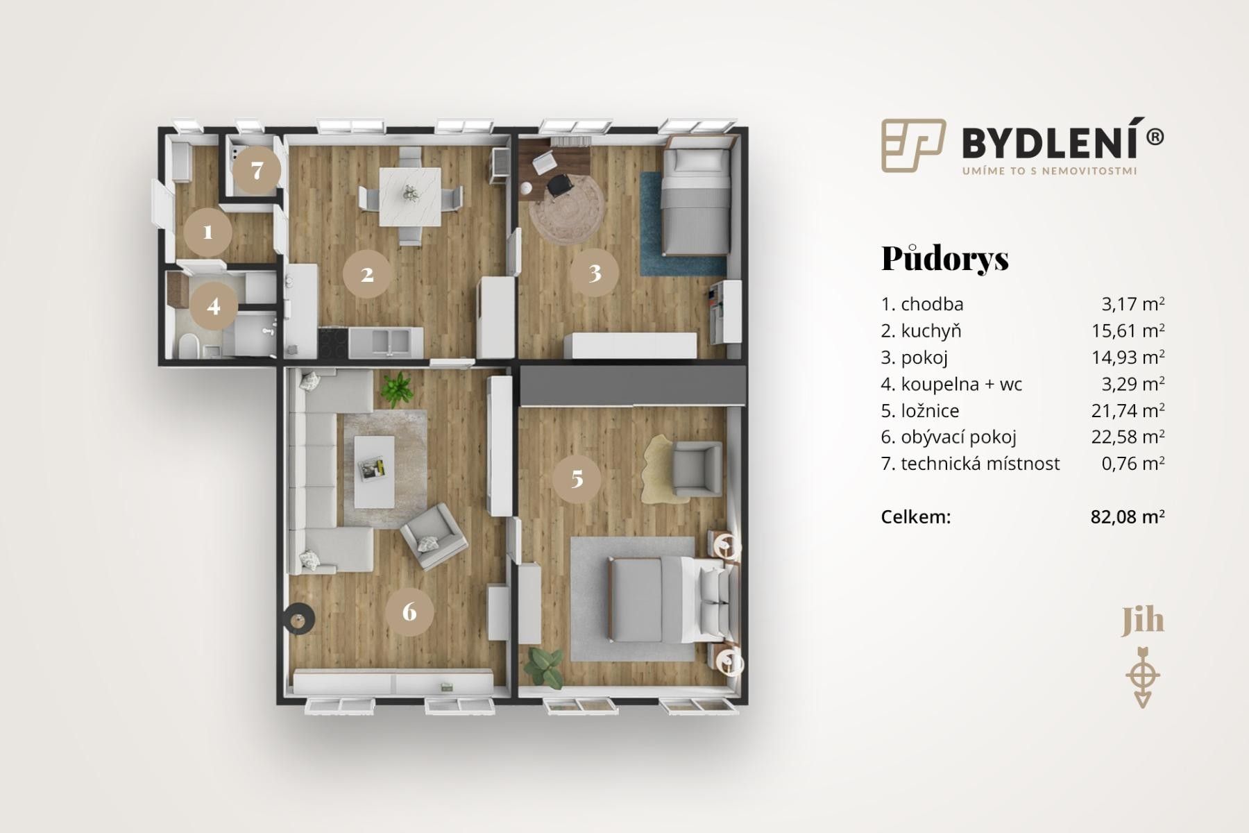 Prodej byt 3+1 - Rokycanova, Teplice, 82 m² - 2