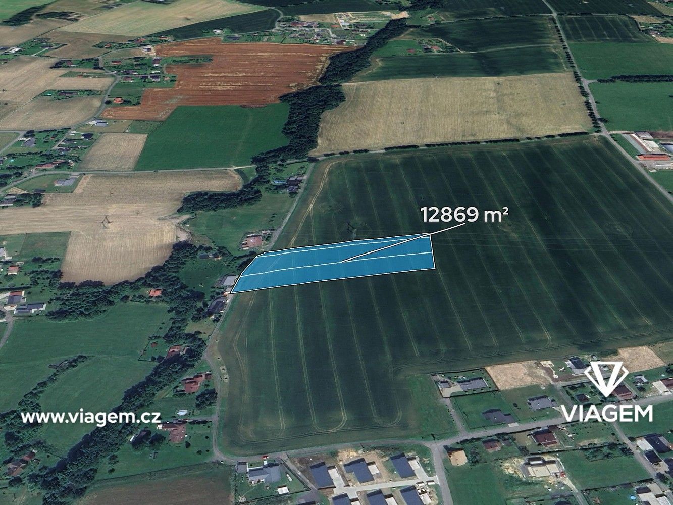 Zemědělský pozemek, 1 206 m²