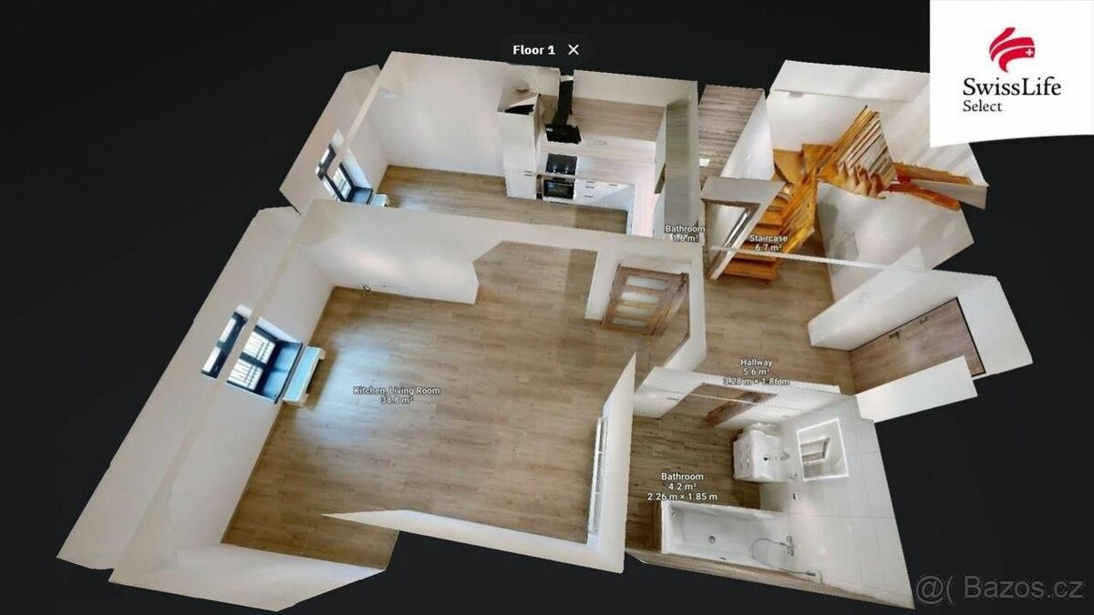 Prodej byt 3+1 - Žacléř, 542 01, 88 m²