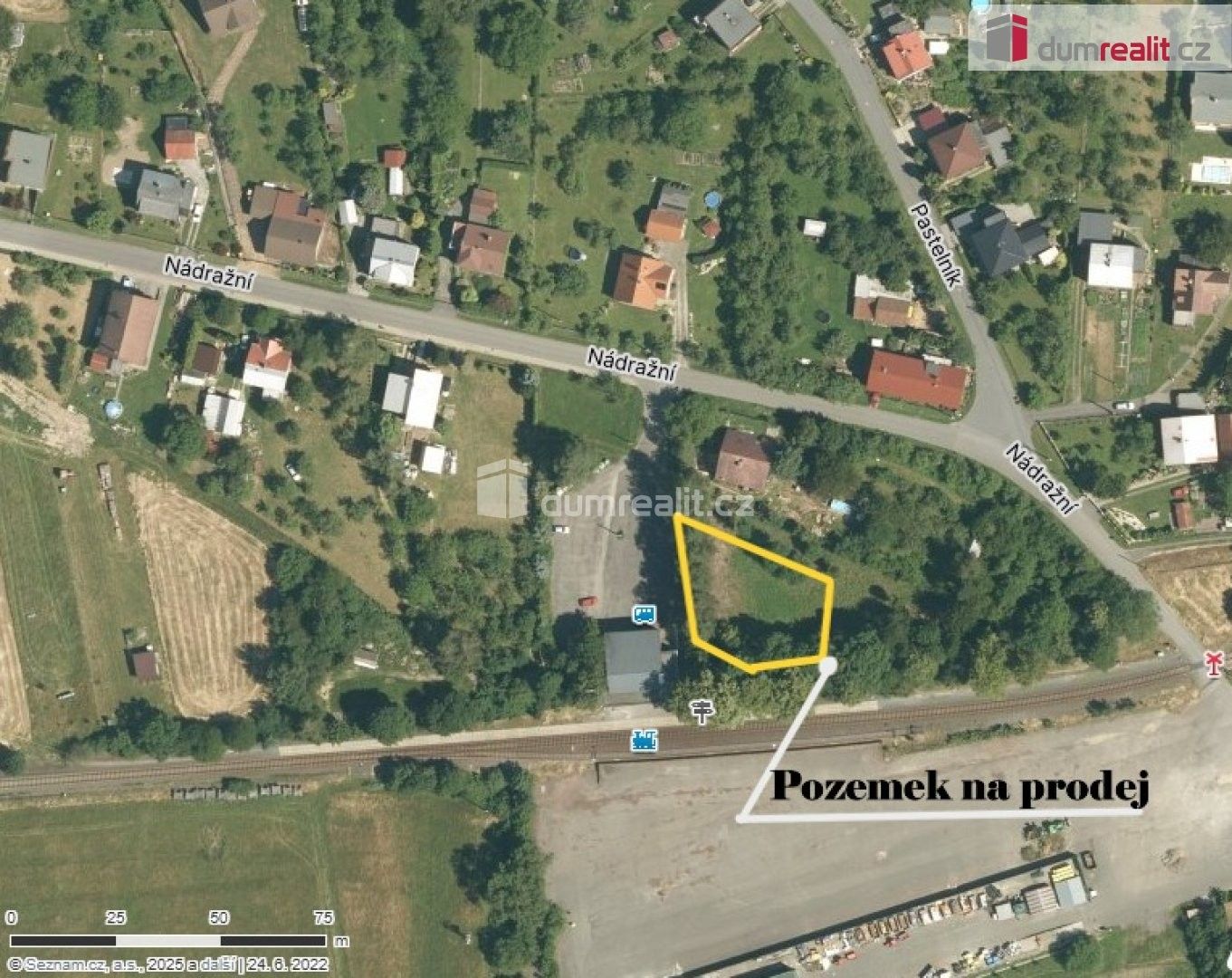 Pozemky pro bydlení, Nádražní, Mořkov, 1 041 m² - 2