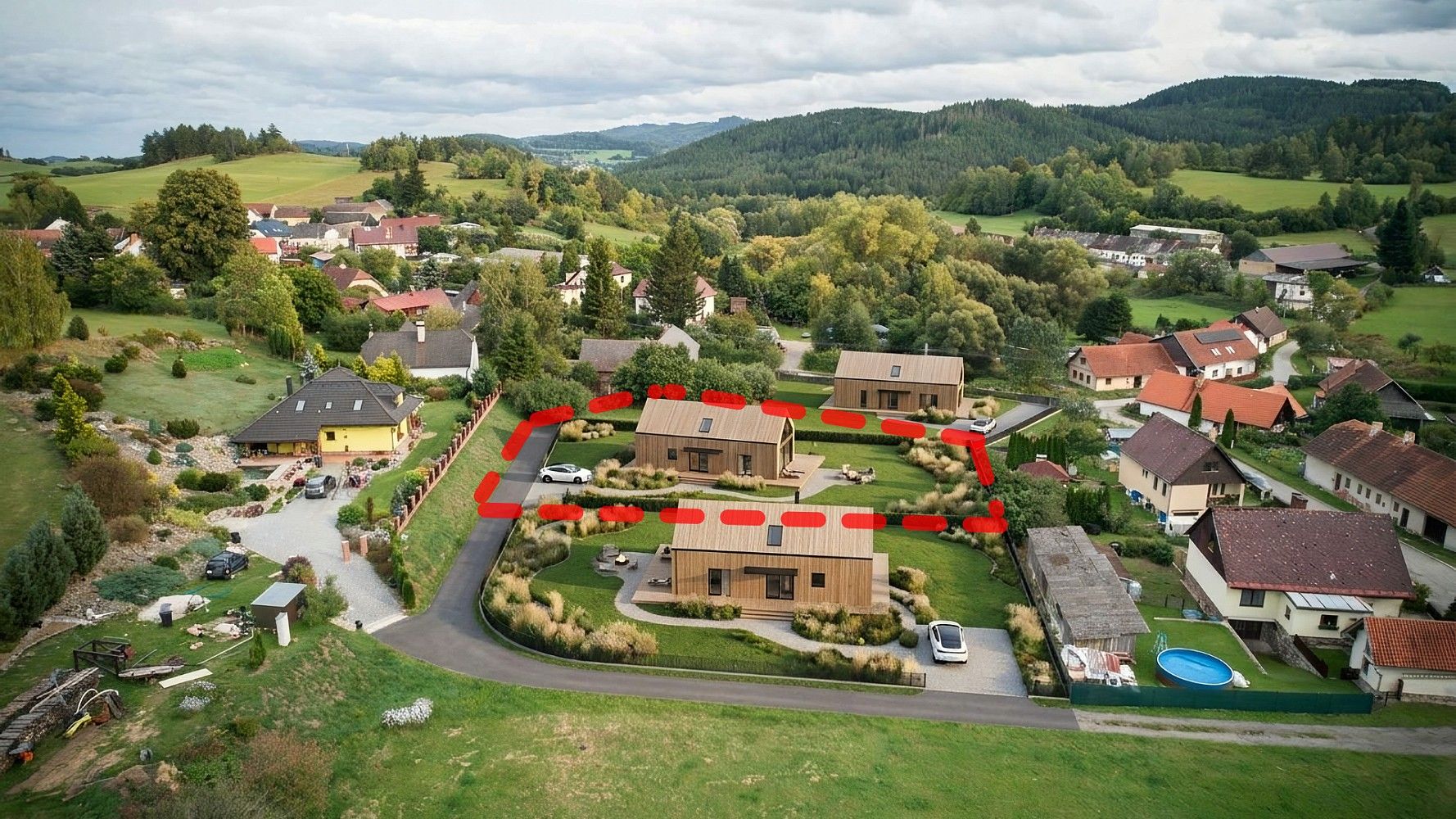 Pozemek pro bydlení · Čkyně - Onšovice, okres Prachatice, Jihočeský kraj - 3