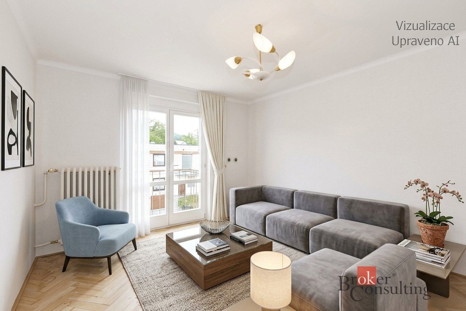Byt 2+1 · 47 m² · Krupná, Praha - 4