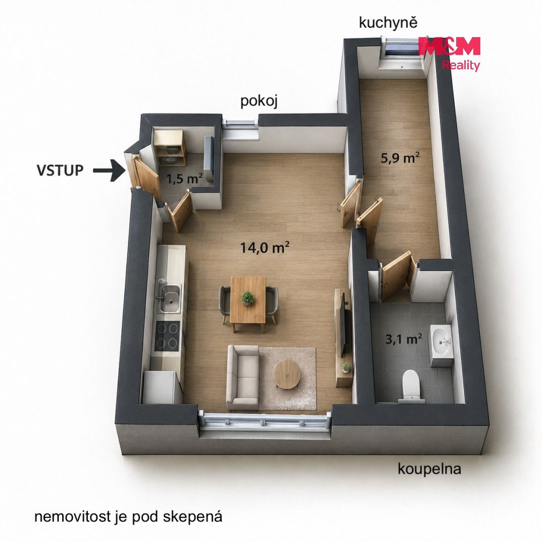 Prodej chata - Újezd u Chocně, 38 m² - 5