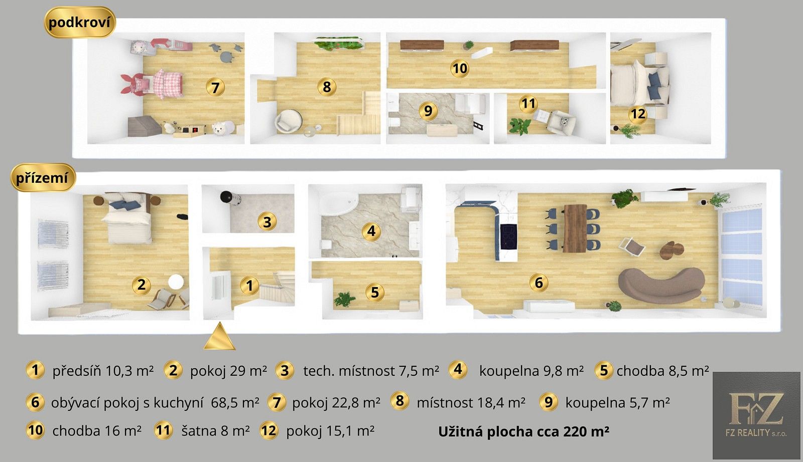 Prodej rodinný dům - Řepeč, okres Tábor, 220 m² - 5