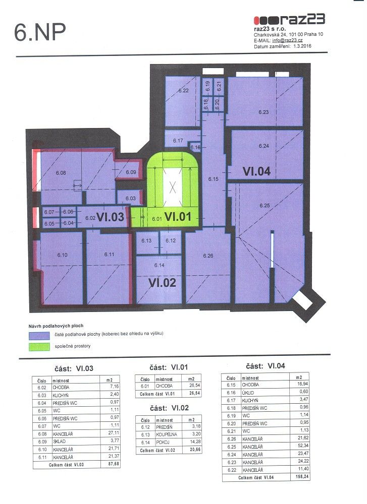 Pronájem kancelář - Praha - Nové Město, okres Praha 2, Hlavní město Praha, 87 m² - 5