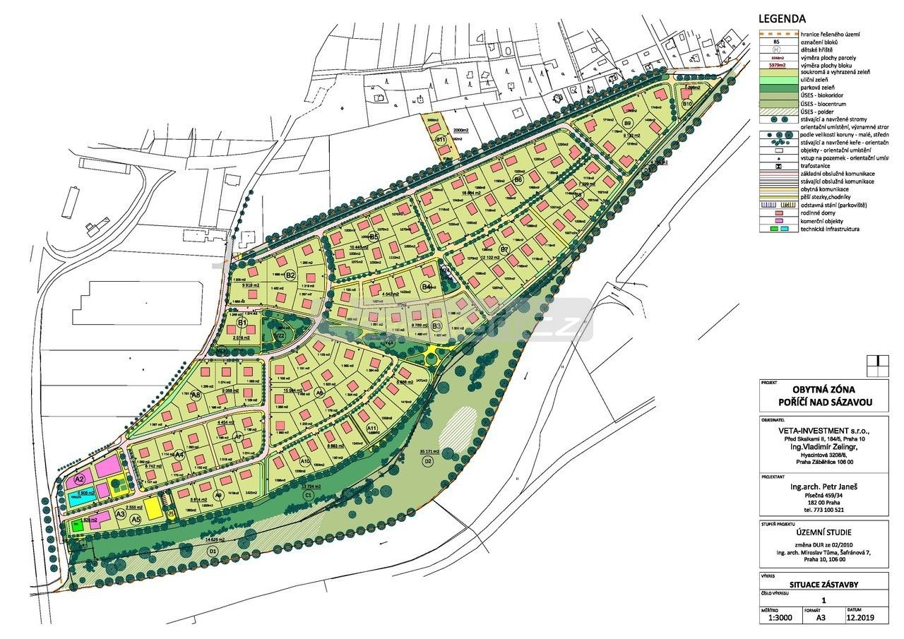Pozemek pro bydlení · 1 249 m² · Pyšelská  , Poříčí nad Sázavou - 3