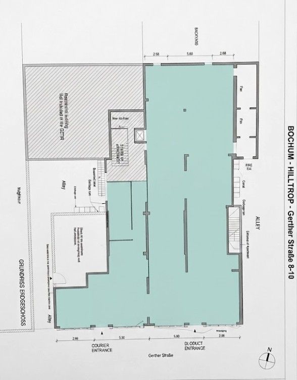 Obchodní prostory, Gertherstr. 8-10 Bochum Gerthe Gerthe Nordrhein-Westfalen 44805, 800 m² - 2