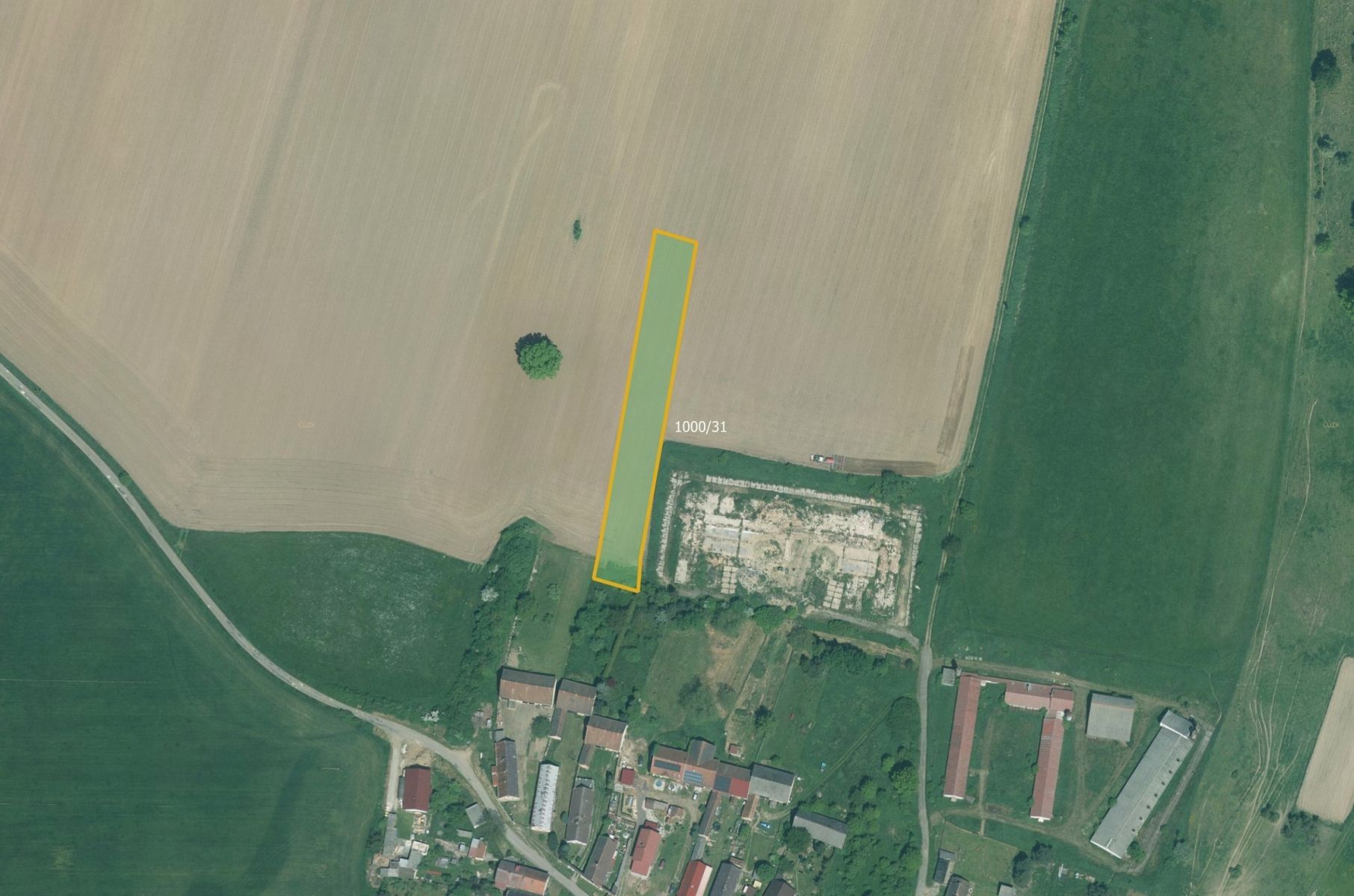 Zemědělské pozemky, Skviřín, Bor