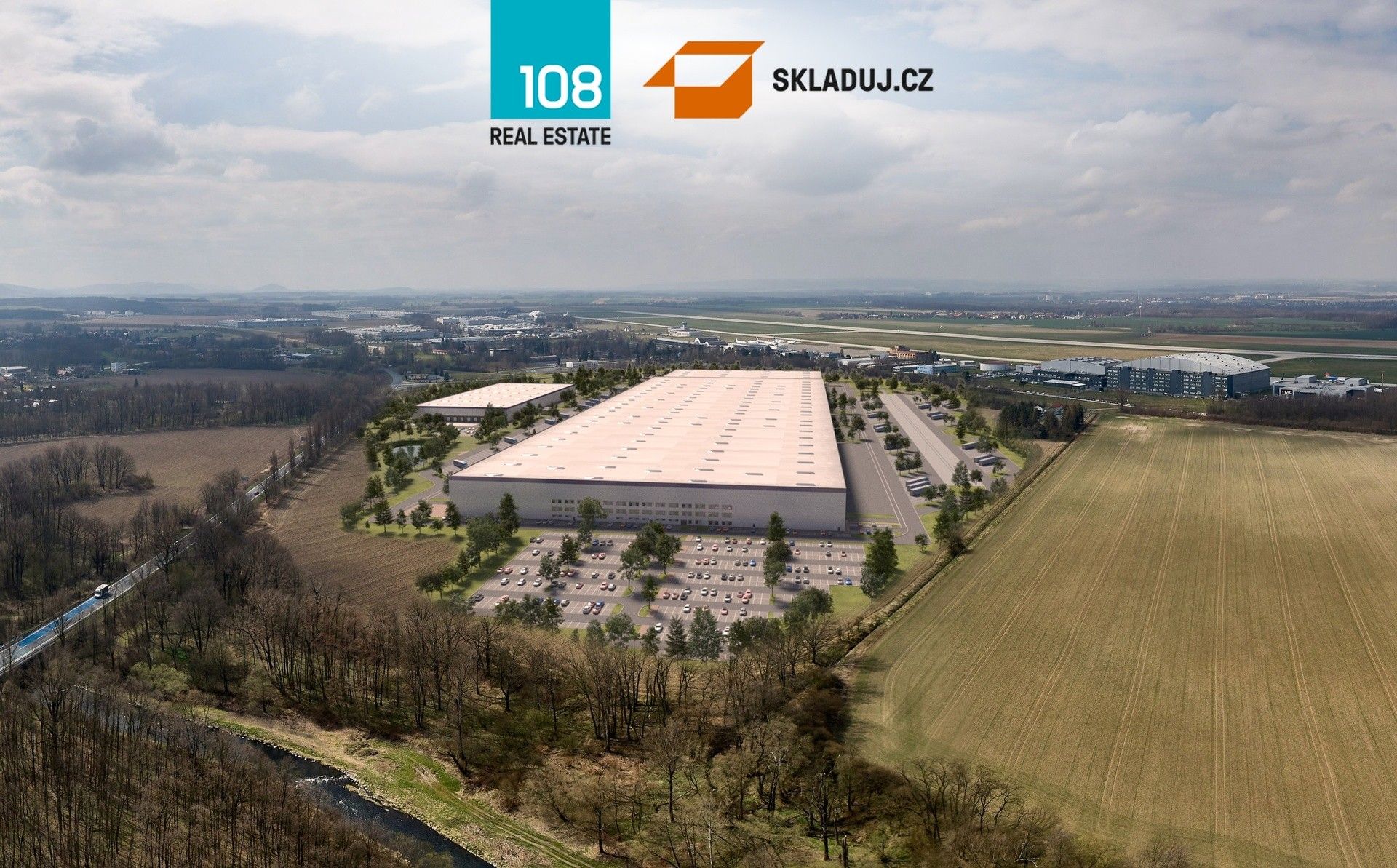 Sklady, Mošnov, 15 000 m² - 1