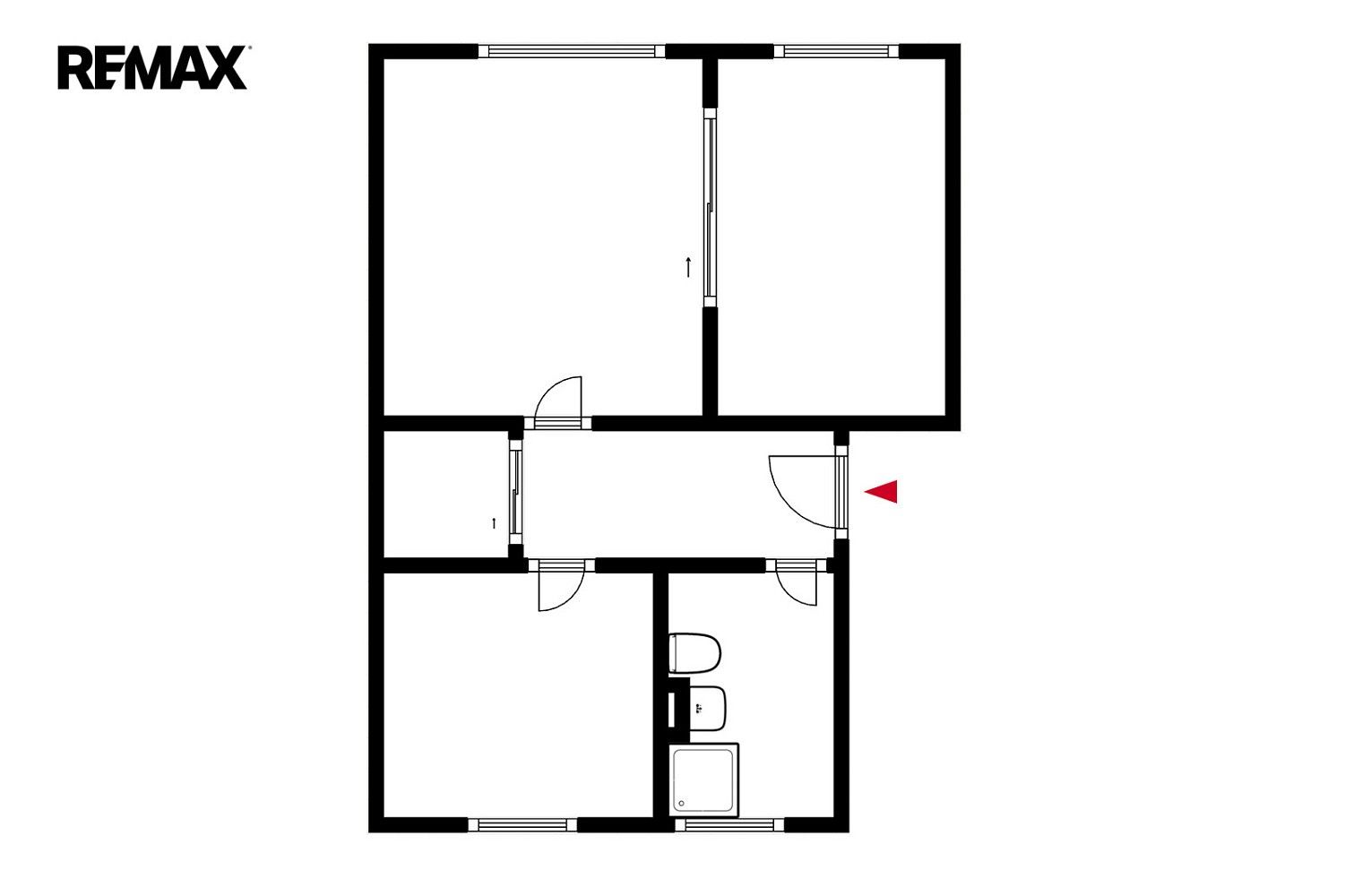 Byt 2+1 · 44 m² · Tmaň, okres Beroun, Středočeský kraj - 4