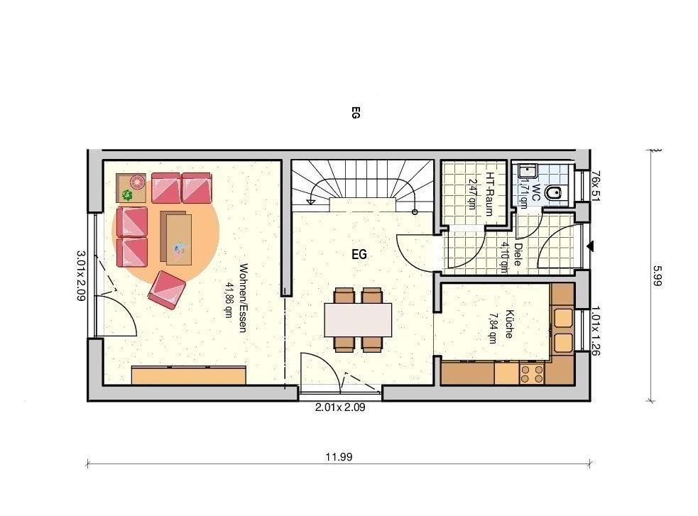 Rodinné domy, , Bavorsko, 152 m² - 1