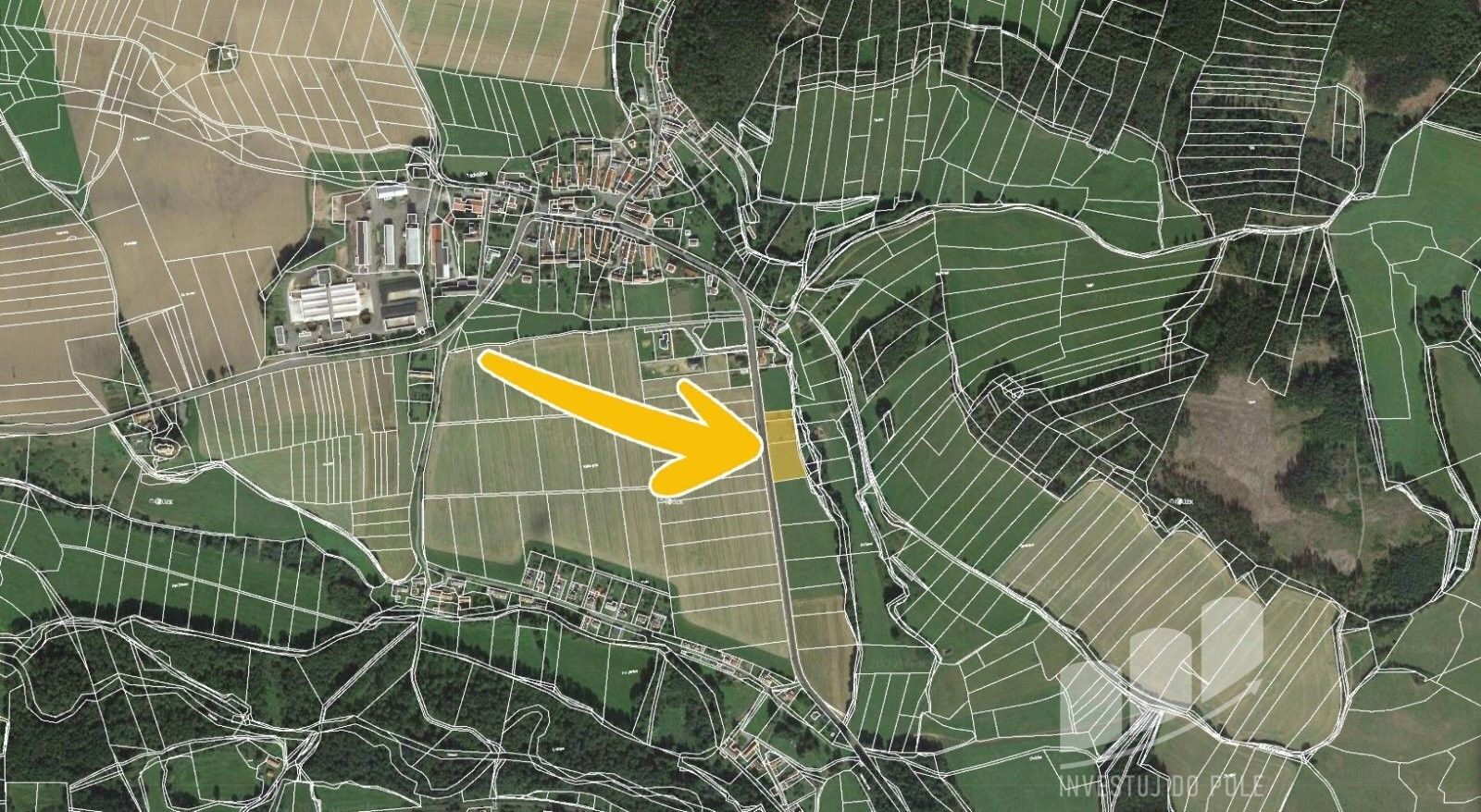 Prodej zemědělský pozemek - Tedražice, Hrádek, 5 075 m²