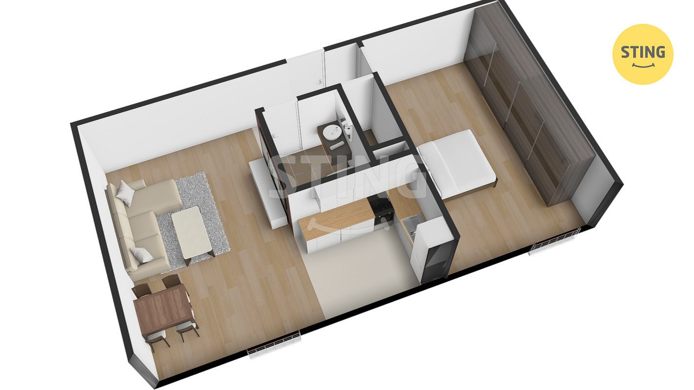 Byt 2+kk · 52 m² · Španielova, Ostrava - Poruba - 3