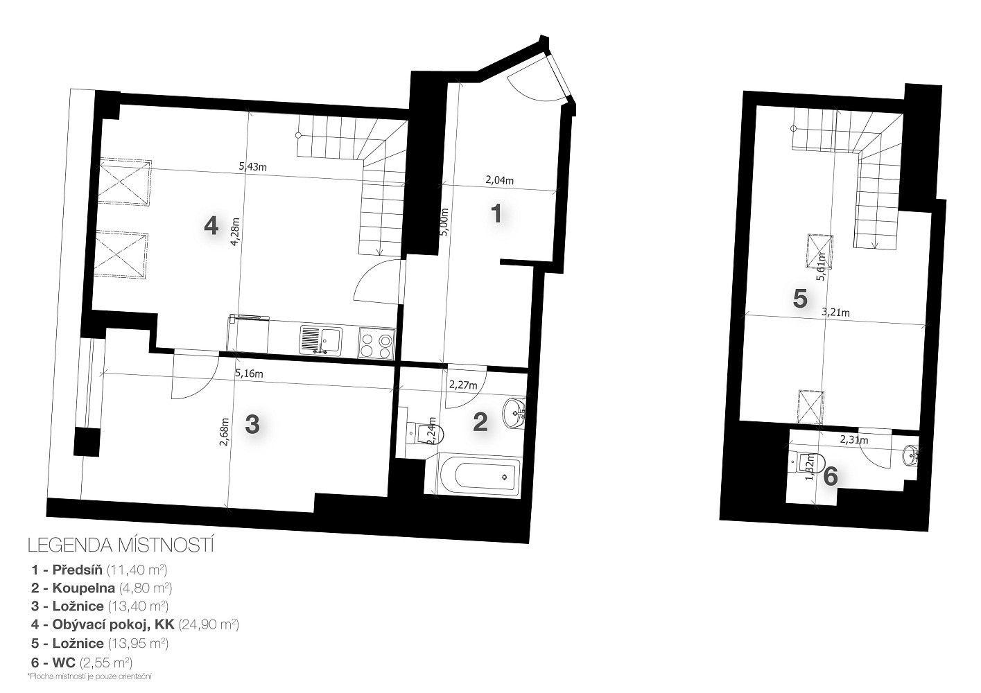 Byt 3+kk · 71 m² · Žerotínova, Praha 3 - Žižkov - 4