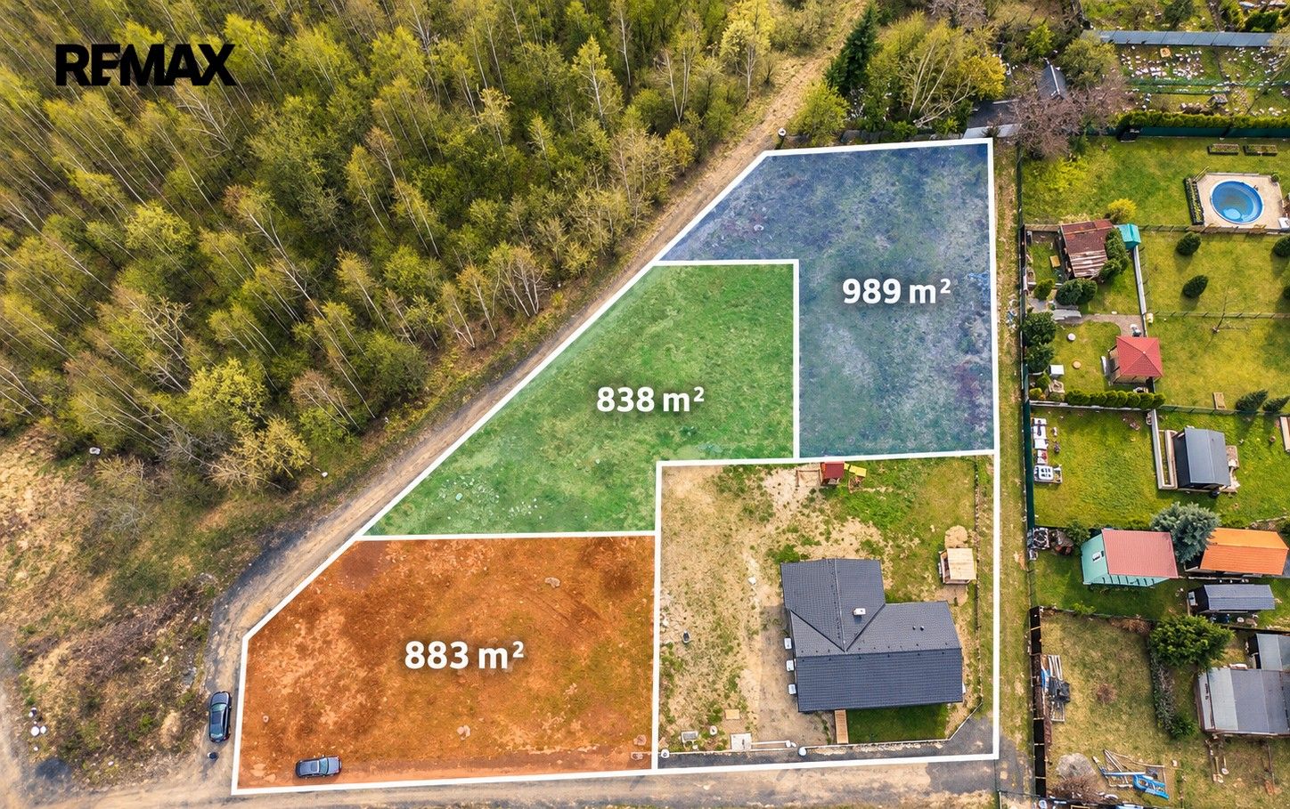 Pozemky pro bydlení, Erbenova, Košťany, 989 m² - 2