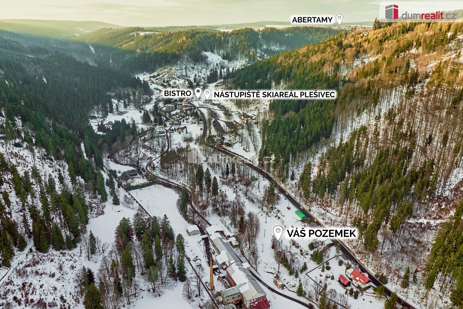 Pozemky pro bydlení, Pstruží, Merklín, 3 414 m² - 2