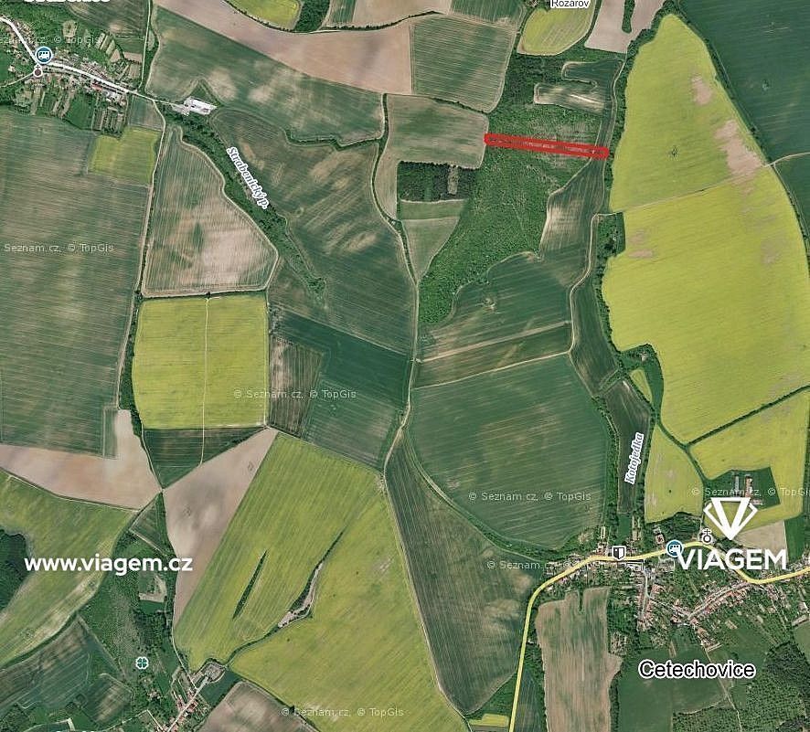 Prodej zemědělský pozemek - Cetechovice, okres Kroměříž, Zlínský kraj - 2
