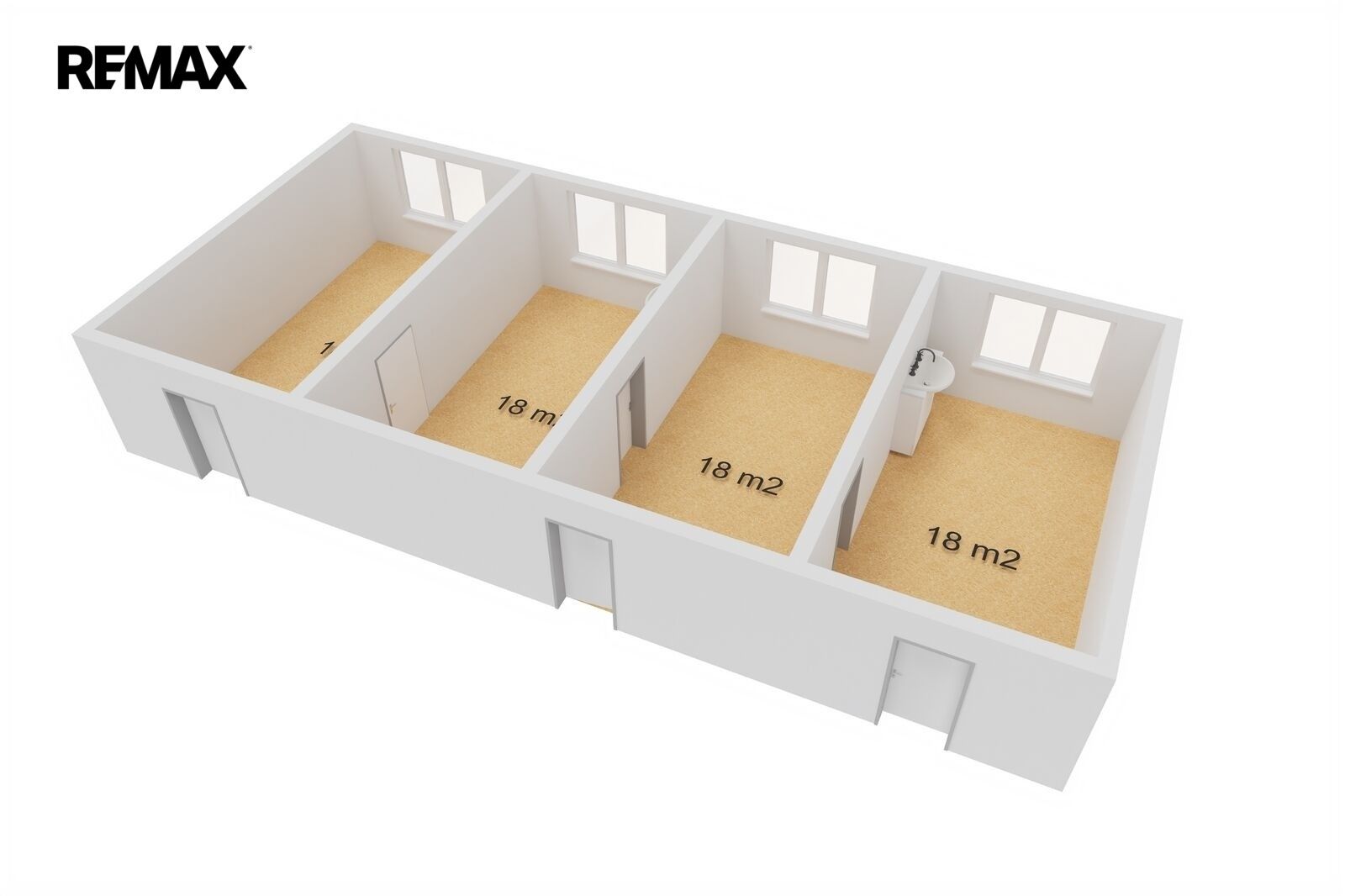 Pronájem kancelář - Lidická, Havířov Šumbark, 74 m² - 5