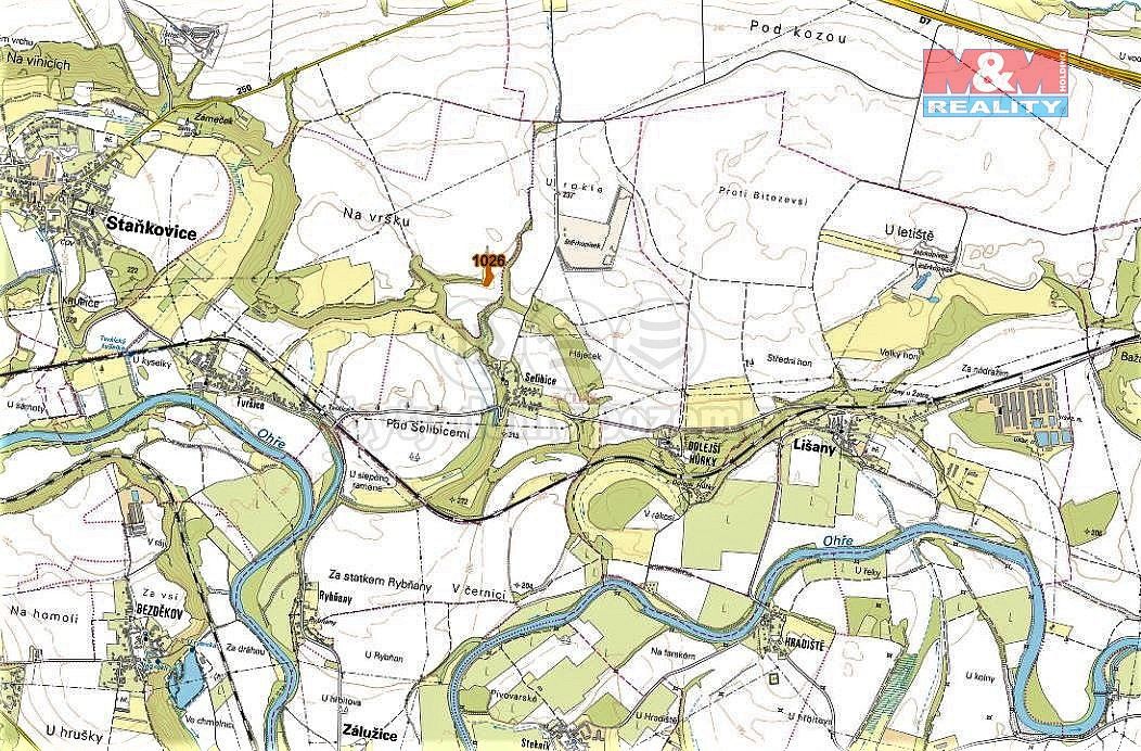 Prodej louka - Staňkovice, okres Louny, Ústecký kraj - 5