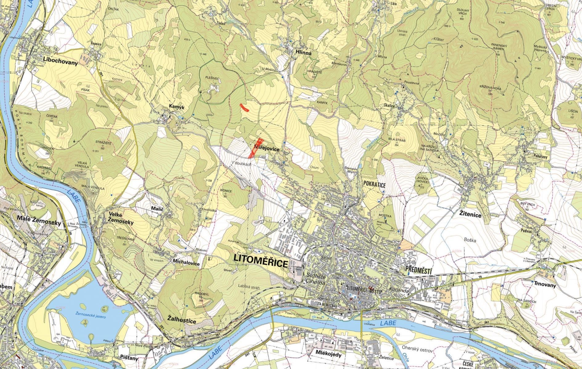 Prodej pozemek - Miřejovice