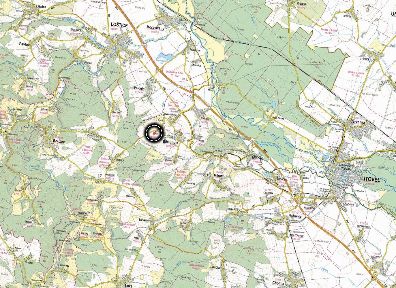 Zemědělský pozemek · Bílá Lhota - Hrabí, okres Olomouc, Olomoucký kraj - 3