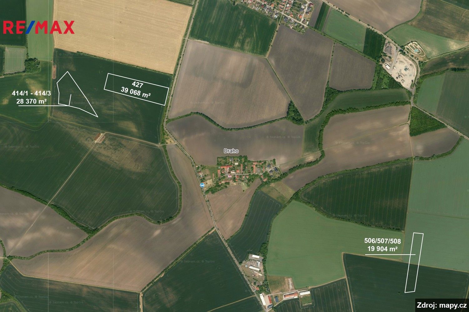 Zemědělské pozemky, Chleby, 87 m²