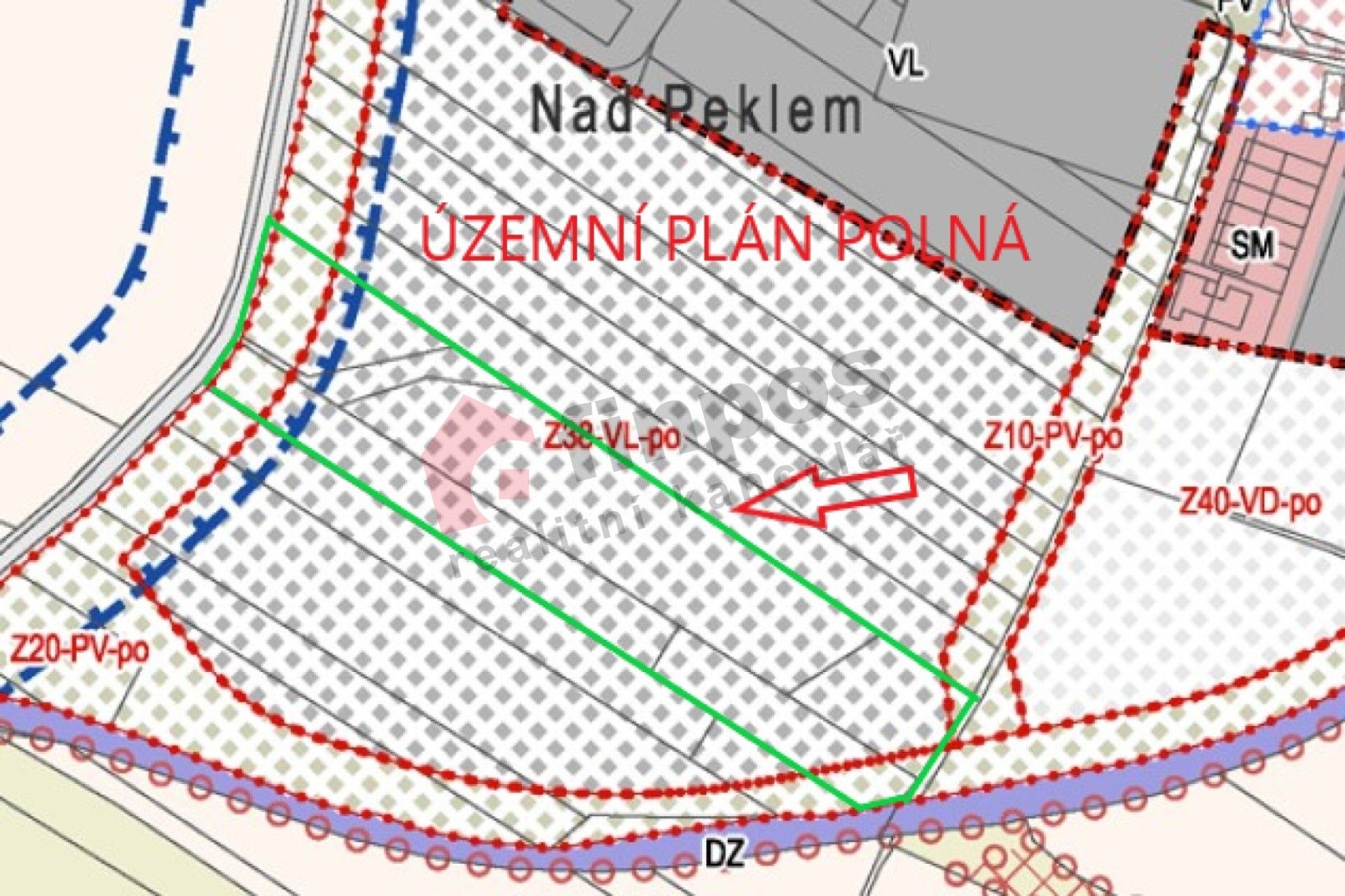 Prodej komerční pozemek - Polná