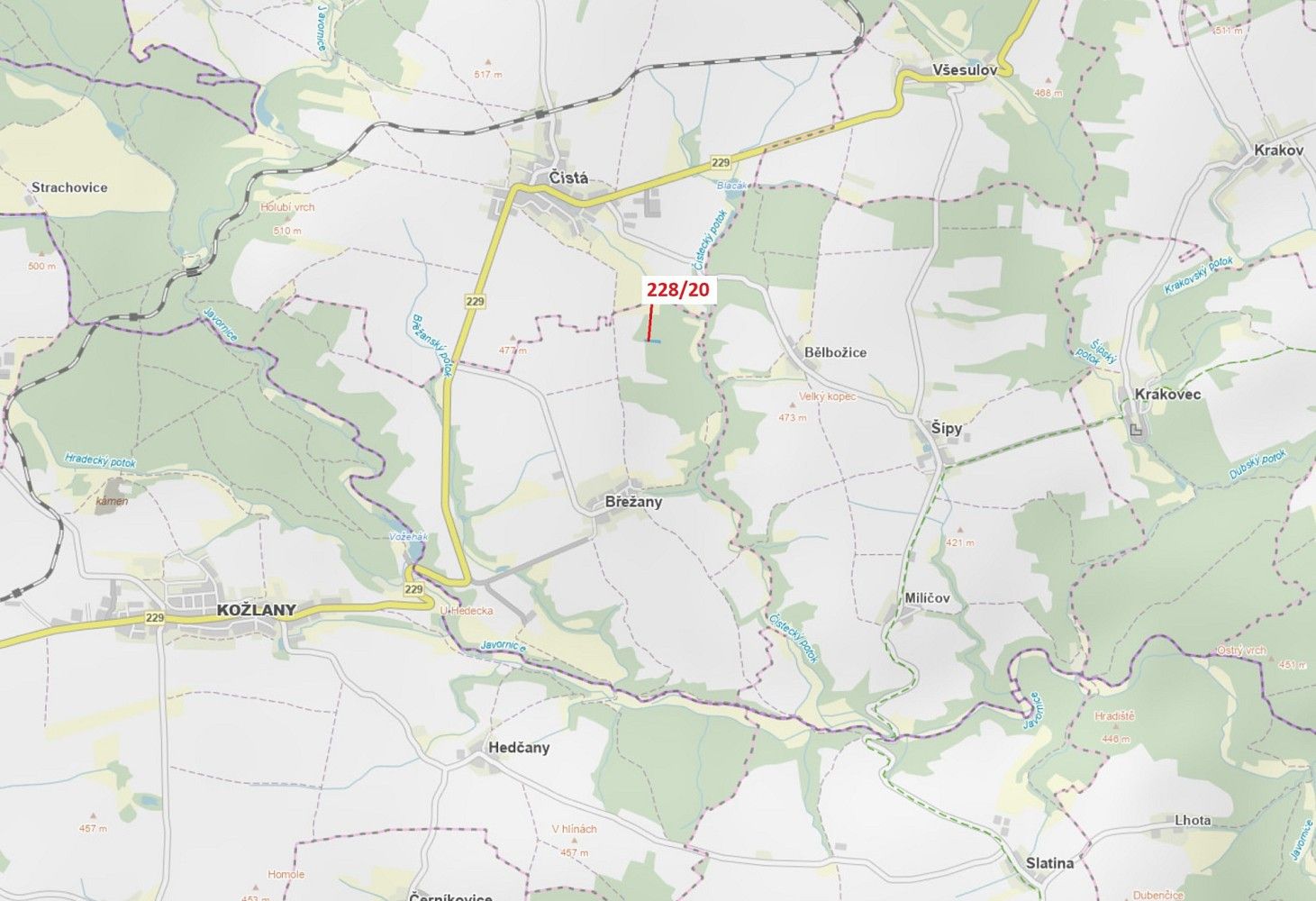 Les, 1 924 m²