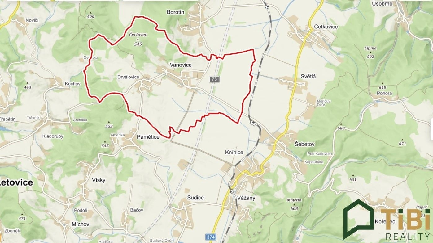 Prodej zemědělský pozemek - Vanovice