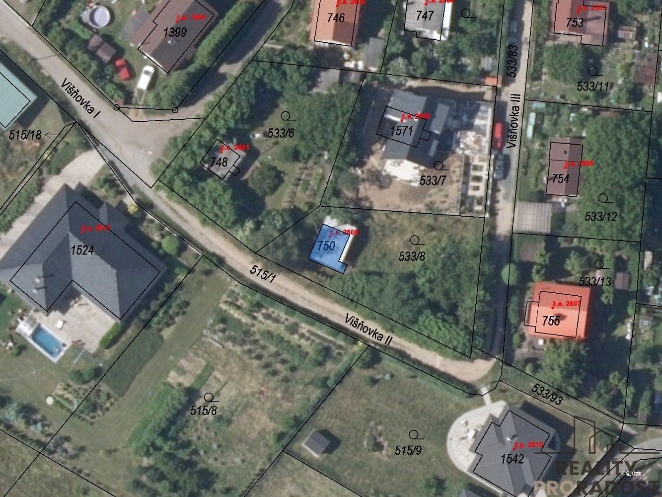 Pozemek pro bydlení, 602 m²